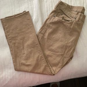 Women’s J. Crew Khaki Jeans Size W 31 x L 32